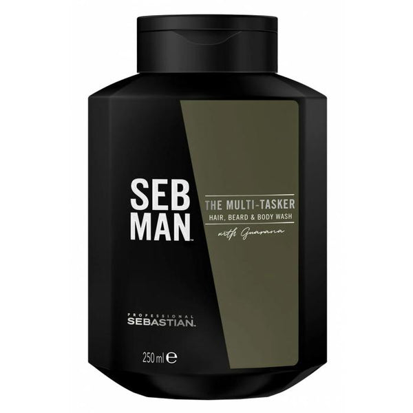 SEB MAN The Multi Tasker 3in1 Hair, Beard & Body Wash 250ml